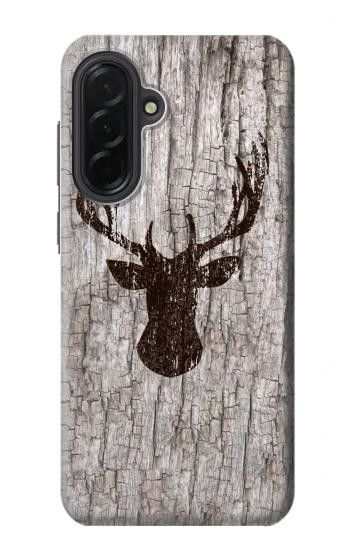 S2505 Reindeer Head Old Wood Texture Graphic Hülle Schutzhülle Taschen für Samsung Galaxy A36