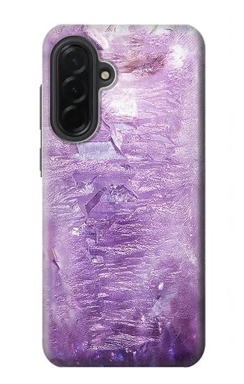S2690 Amethyst Crystals Graphic Printed Hülle Schutzhülle Taschen für Samsung Galaxy A36