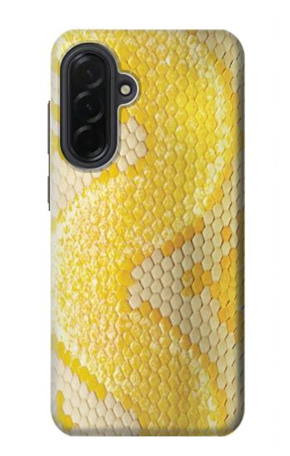 S2713 Yellow Snake Skin Graphic Printed Hülle Schutzhülle Taschen für Samsung Galaxy A36