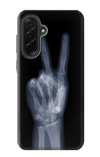 S3101 X-ray Peace Sign Fingers Hülle Schutzhülle Taschen für Samsung Galaxy A36