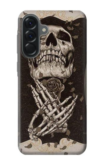 S1676 Skull Rose Hülle Schutzhülle Taschen für Samsung Galaxy A56