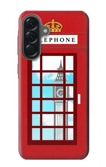 S2059 England British Telephone Box Minimalist Hülle Schutzhülle Taschen für Samsung Galaxy A56