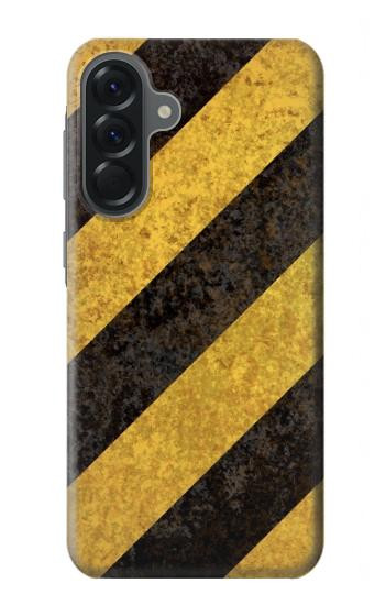 S2231 Yellow and Black Line Hazard Striped Hülle Schutzhülle Taschen für Samsung Galaxy A56