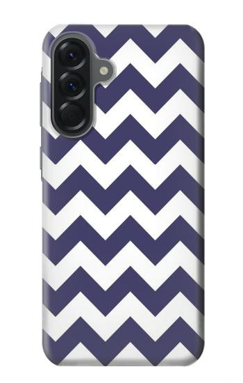 S2345 Navy Blue Shavron Zig Zag Pattern Hülle Schutzhülle Taschen für Samsung Galaxy A56