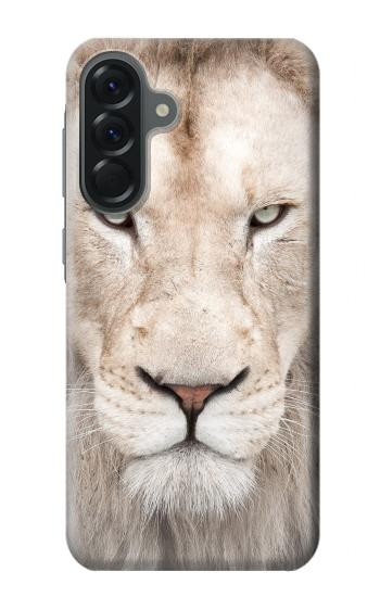 S2399 White Lion Face Hülle Schutzhülle Taschen für Samsung Galaxy A56