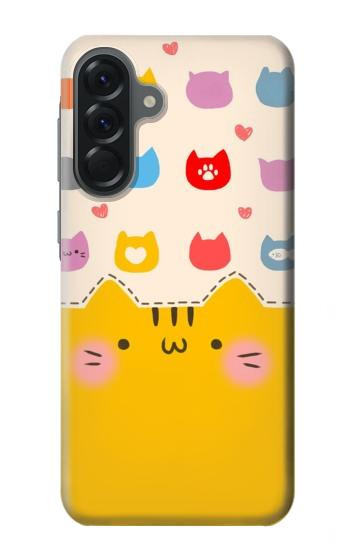 S2442 Cute Cat Cartoon Funny Hülle Schutzhülle Taschen für Samsung Galaxy A56