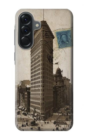 S2832 New York 1903 Flatiron Building Postcard Hülle Schutzhülle Taschen für Samsung Galaxy A56