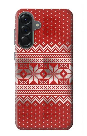 S3384 Winter Seamless Knitting Pattern Hülle Schutzhülle Taschen für Samsung Galaxy A56