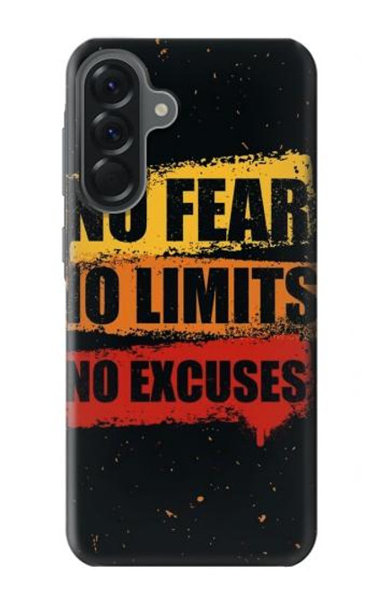 S3492 No Fear Limits Excuses Hülle Schutzhülle Taschen für Samsung Galaxy A56