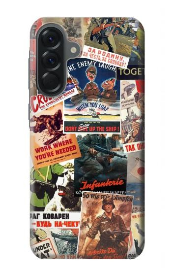 S3905 Vintage Army Poster Hülle Schutzhülle Taschen für Samsung Galaxy A56
