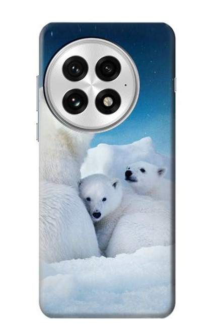 S0285 Polar Bear Family Arctic Hülle Schutzhülle Taschen für OnePlus 13