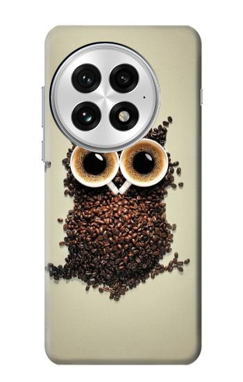 S0360 Coffee Owl Hülle Schutzhülle Taschen für OnePlus 13