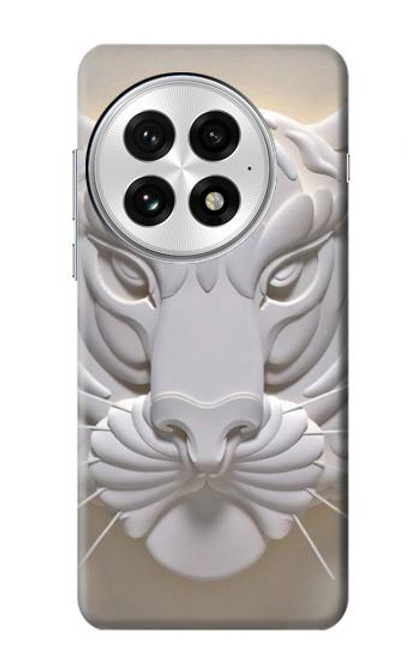 S0574 Tiger Carving Hülle Schutzhülle Taschen für OnePlus 13