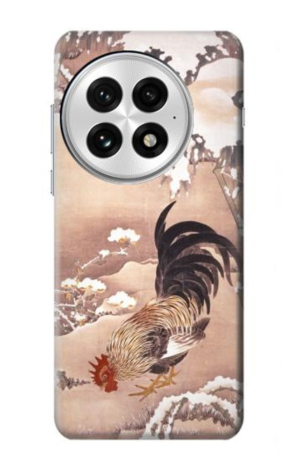 S1332 Ito Jakuchu Rooster Hülle Schutzhülle Taschen für OnePlus 13