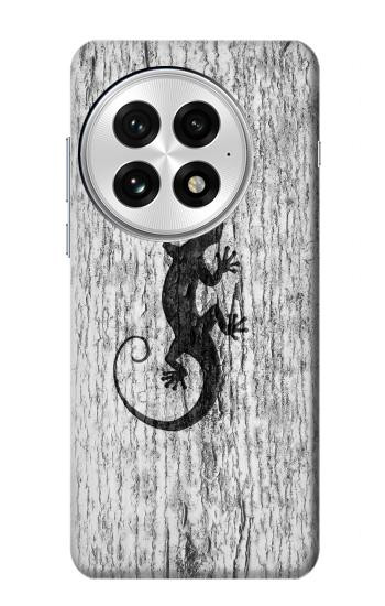 S2446 Gecko Wood Graphic Printed Hülle Schutzhülle Taschen für OnePlus 13