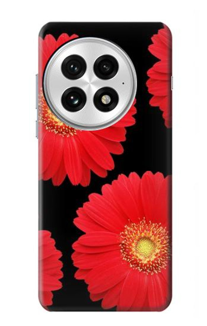 S2478 Red Daisy flower Hülle Schutzhülle Taschen für OnePlus 13