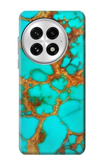 S2688 Aqua Copper Turquoise Gemstone Graphic Hülle Schutzhülle Taschen für OnePlus 13