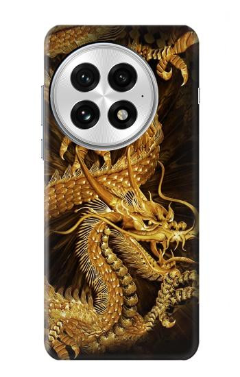 S2804 Chinese Gold Dragon Printed Hülle Schutzhülle Taschen für OnePlus 13