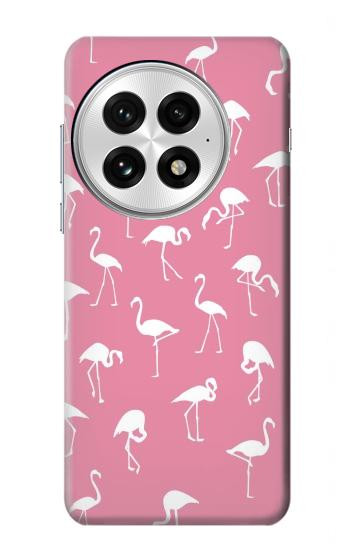 S2858 Pink Flamingo Pattern Hülle Schutzhülle Taschen für OnePlus 13