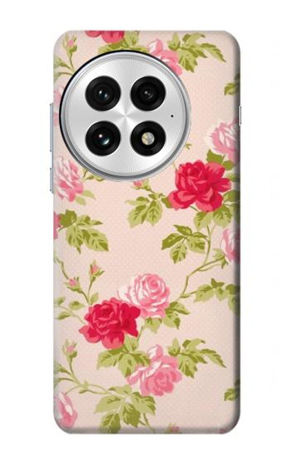 S3037 Pretty Rose Cottage Flora Hülle Schutzhülle Taschen für OnePlus 13