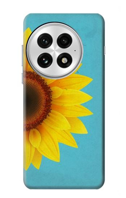 S3039 Vintage Sunflower Blue Hülle Schutzhülle Taschen für OnePlus 13