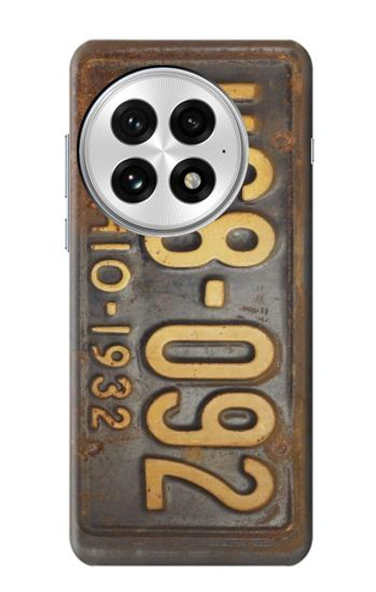S3228 Vintage Car License Plate Hülle Schutzhülle Taschen für OnePlus 13