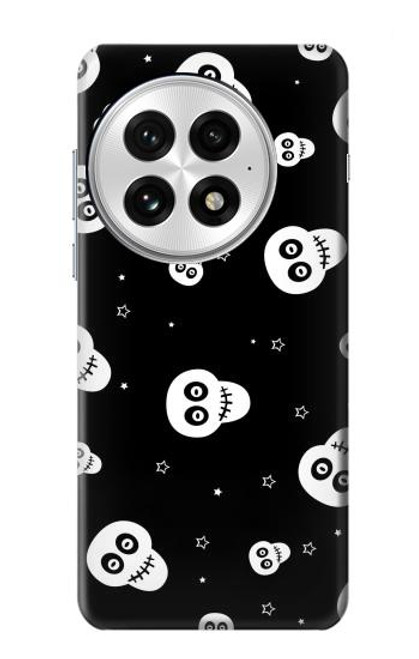 S3261 Smile Skull Halloween Pattern Hülle Schutzhülle Taschen für OnePlus 13