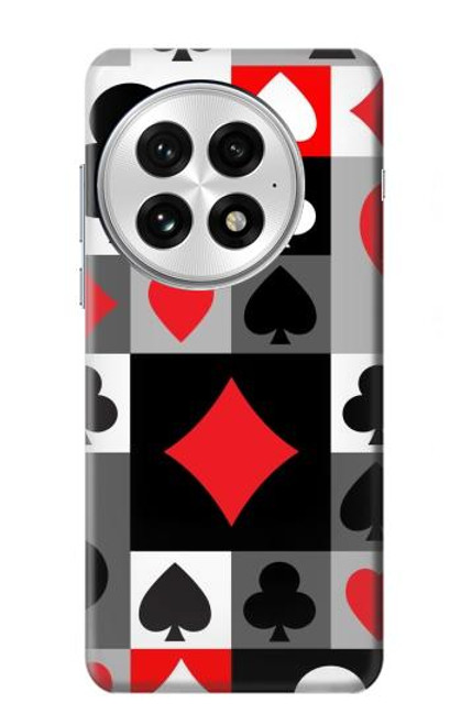 S3463 Poker Card Suit Hülle Schutzhülle Taschen für OnePlus 13