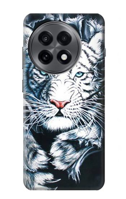S0265 White Tiger Hülle Schutzhülle Taschen für OnePlus 13R