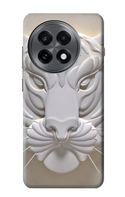 S0574 Tiger Carving Hülle Schutzhülle Taschen für OnePlus 13R