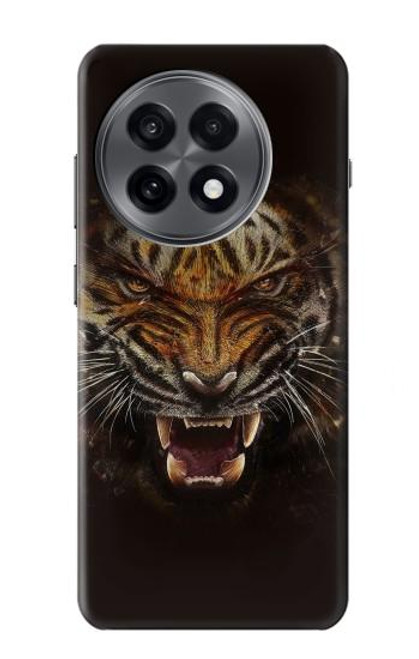 S0575 Tiger Face Hülle Schutzhülle Taschen für OnePlus 13R