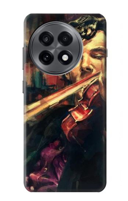 S0723 Violin Art Paint Hülle Schutzhülle Taschen für OnePlus 13R