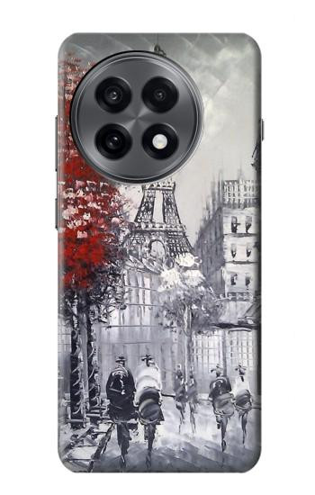 S1295 Eiffel Painting of Paris Hülle Schutzhülle Taschen für OnePlus 13R