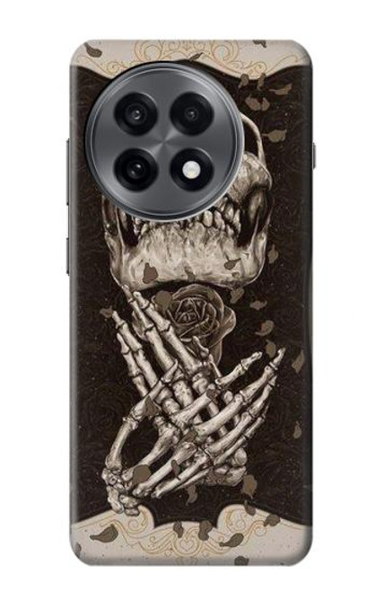 S1676 Skull Rose Hülle Schutzhülle Taschen für OnePlus 13R
