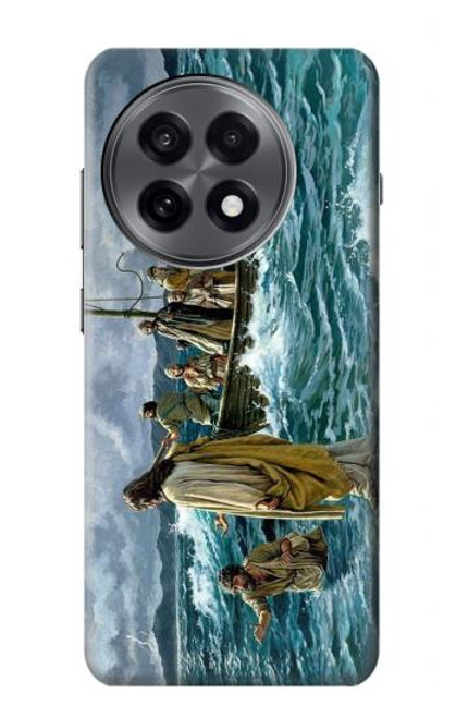 S1722 Jesus Walk on The Sea Hülle Schutzhülle Taschen für OnePlus 13R