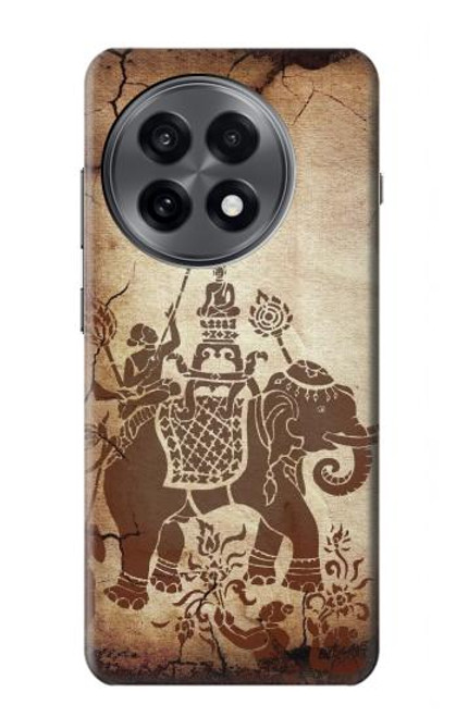 S2102 Thai Art Buddha on Elephant Hülle Schutzhülle Taschen für OnePlus 13R