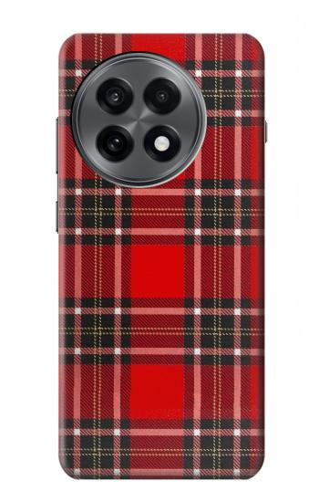S2374 Tartan Red Pattern Hülle Schutzhülle Taschen für OnePlus 13R