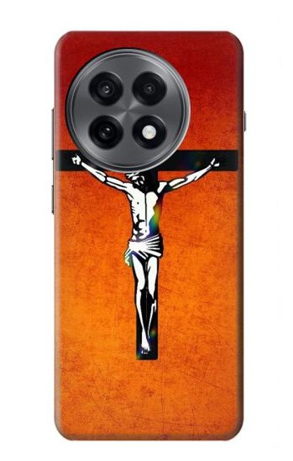 S2421 Jesus Christ On The Cross Hülle Schutzhülle Taschen für OnePlus 13R