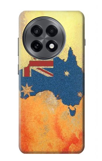 S2494 Australia Flag Map Rock Texture Hülle Schutzhülle Taschen für OnePlus 13R