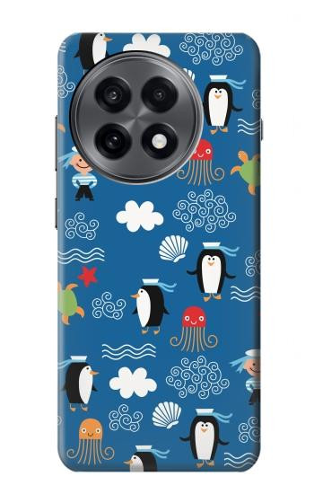 S2572 Marine Penguin Pattern Hülle Schutzhülle Taschen für OnePlus 13R