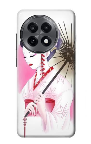 S2579 Japanese Traditional Geisha Kimono Hülle Schutzhülle Taschen für OnePlus 13R