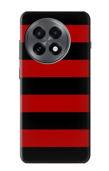 S2638 Black and Red Striped Hülle Schutzhülle Taschen für OnePlus 13R