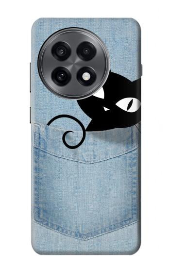 S2641 Pocket Black Cat Hülle Schutzhülle Taschen für OnePlus 13R