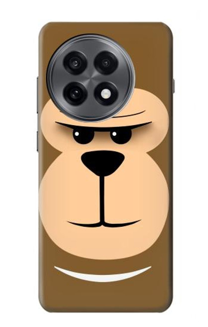 S2721 Cute Grumpy Monkey Cartoon Hülle Schutzhülle Taschen für OnePlus 13R