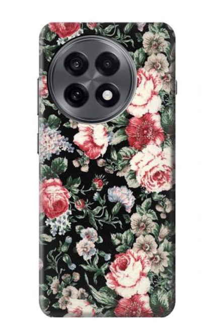 S2727 Vintage Rose Pattern Hülle Schutzhülle Taschen für OnePlus 13R