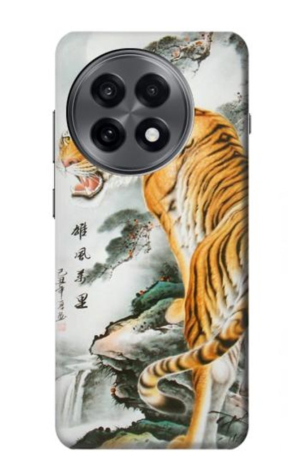 S2750 Oriental Chinese Tiger Painting Hülle Schutzhülle Taschen für OnePlus 13R