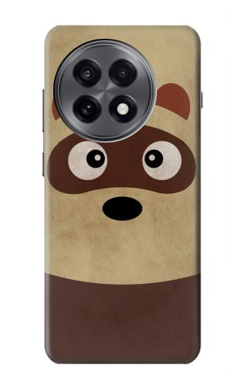 S2825 Cute Cartoon Raccoon Hülle Schutzhülle Taschen für OnePlus 13R