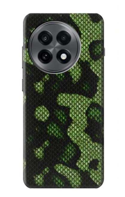 S2877 Green Snake Skin Graphic Printed Hülle Schutzhülle Taschen für OnePlus 13R