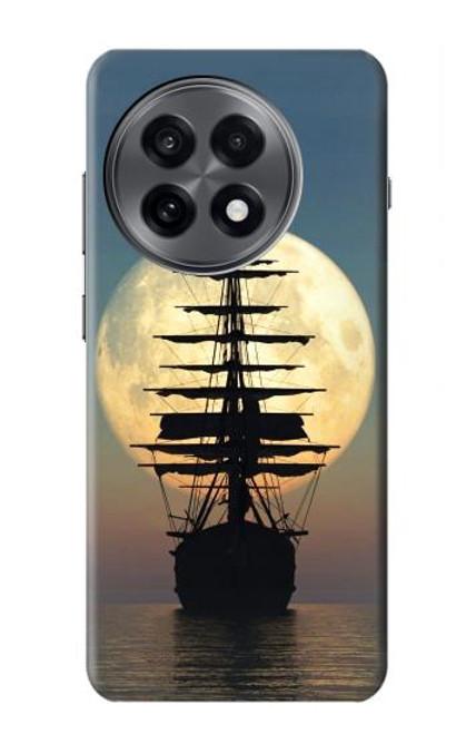 S2897 Pirate Ship Moon Night Hülle Schutzhülle Taschen für OnePlus 13R