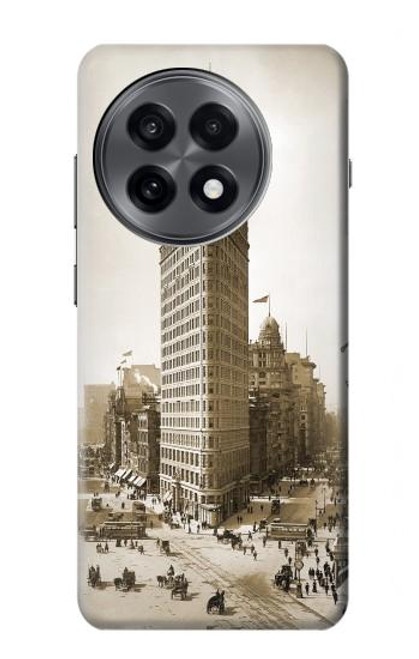 S3046 Old New York Flatiron Building Hülle Schutzhülle Taschen für OnePlus 13R
